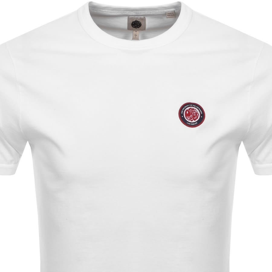 Alternative Image for ProductPretty Green Like Minded Crew Neck T Shirt White2